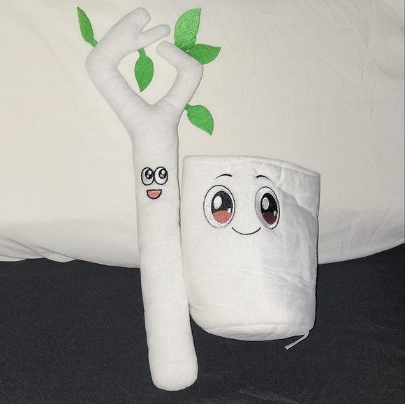 LankyBox Plushies - Limited Edition Glow in the dark Sticky and Canny - Picture 1 of 7